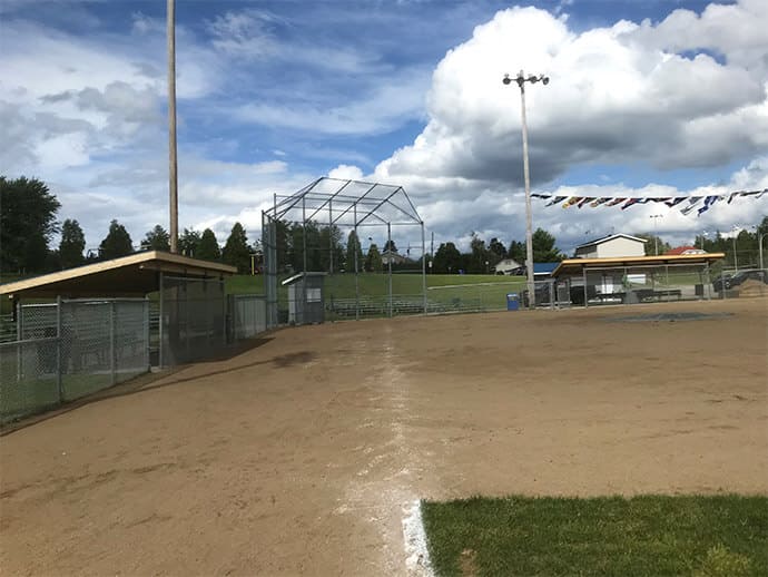 clôture terrain baseball