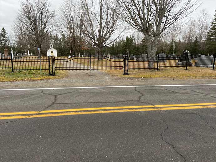 barrière coulissante commerciale